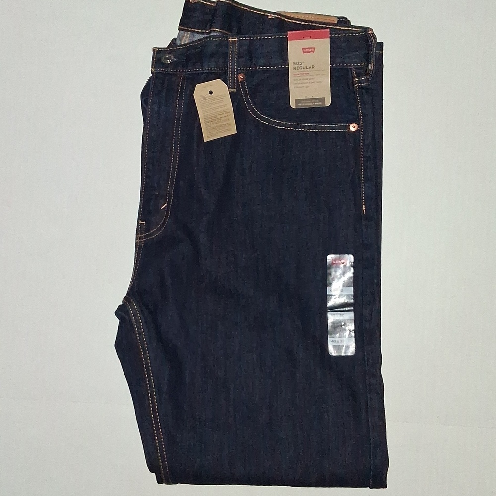Levi's 505 Regular Fit Jeans 40x32 NWT